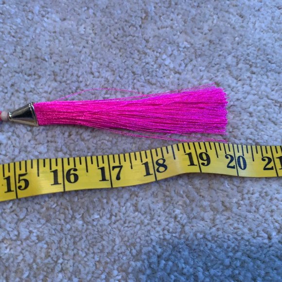 Shiraleah Chicago Pink Bali Necklace and Earrings Set NWT - Picture 6 of 16